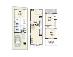 京都市上京区上天神町　新築戸建ての画像